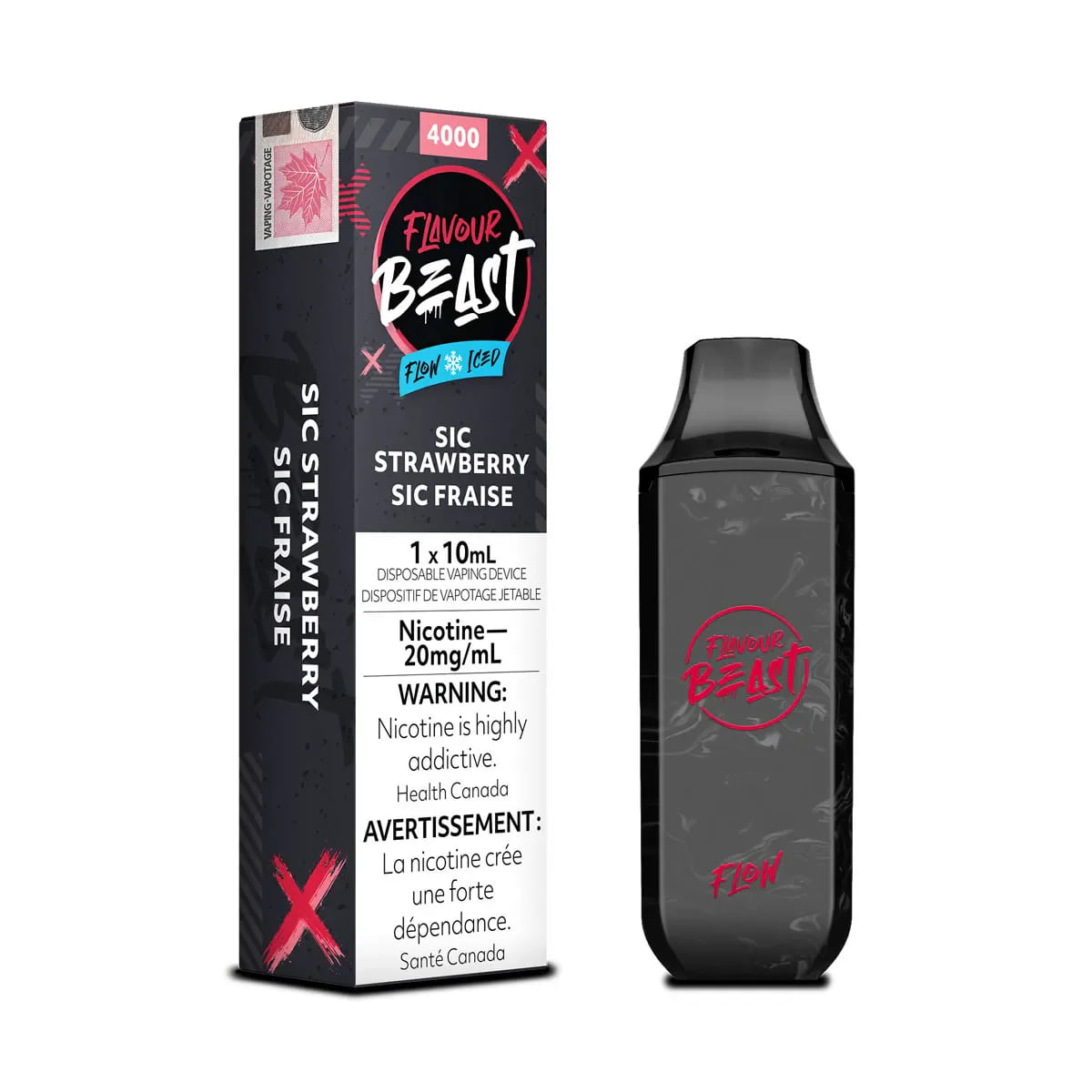 flavour-beast-sic-strawberry-flow-iced-10ml-4000-puffs-20mg Flavour Beast Sic Strawberry Flow Iced 10mL 4000 Puffs 20mg