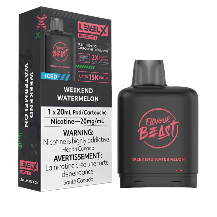 level-x-boost-flavour-beast-20ml-weekend-watermelon-15000-puffs-20mg Level X Boost Flavour Beast 20mL Weekend Watermelon 15000 Puffs 20mg