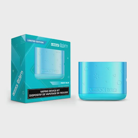 level-x-drip_n-device-kit-frost-blue-limited-edition Level X Drip'n Device Kit Frost Blue Limited Edition