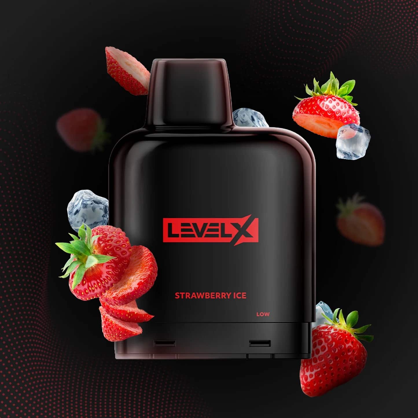 level-x-essential-series-14ml-strawberry-ice-7000-puffs-20mg Flavour Beast Level X Essential Series 14mL Strawberry Ice 7000 Puffs 20mg